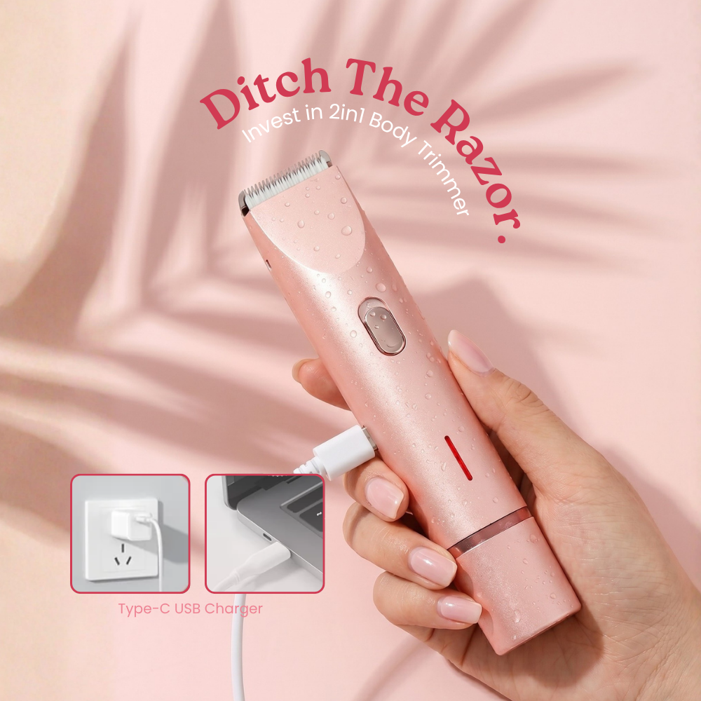 CocoKiss™ 2-in-1 Bikini & Body Trimmer