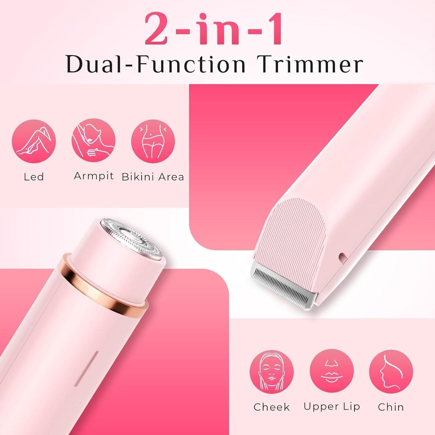 CocoKiss™ 2-in-1 Bikini & Body Trimmer